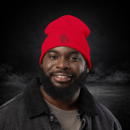 Drop Clutch Society Embroidered Knit Beanie