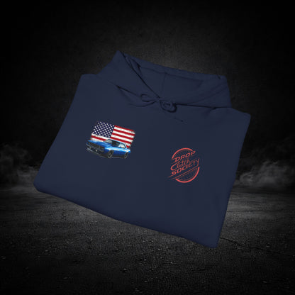 'Merica Muscle Car Graphic Hoodie