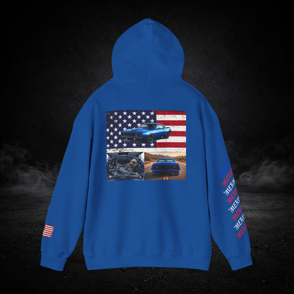 'Merica Muscle Car Graphic Hoodie