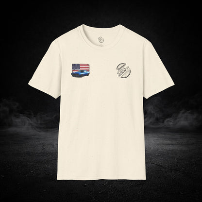 'Merica Muscle Car Graphic Tee Shirt