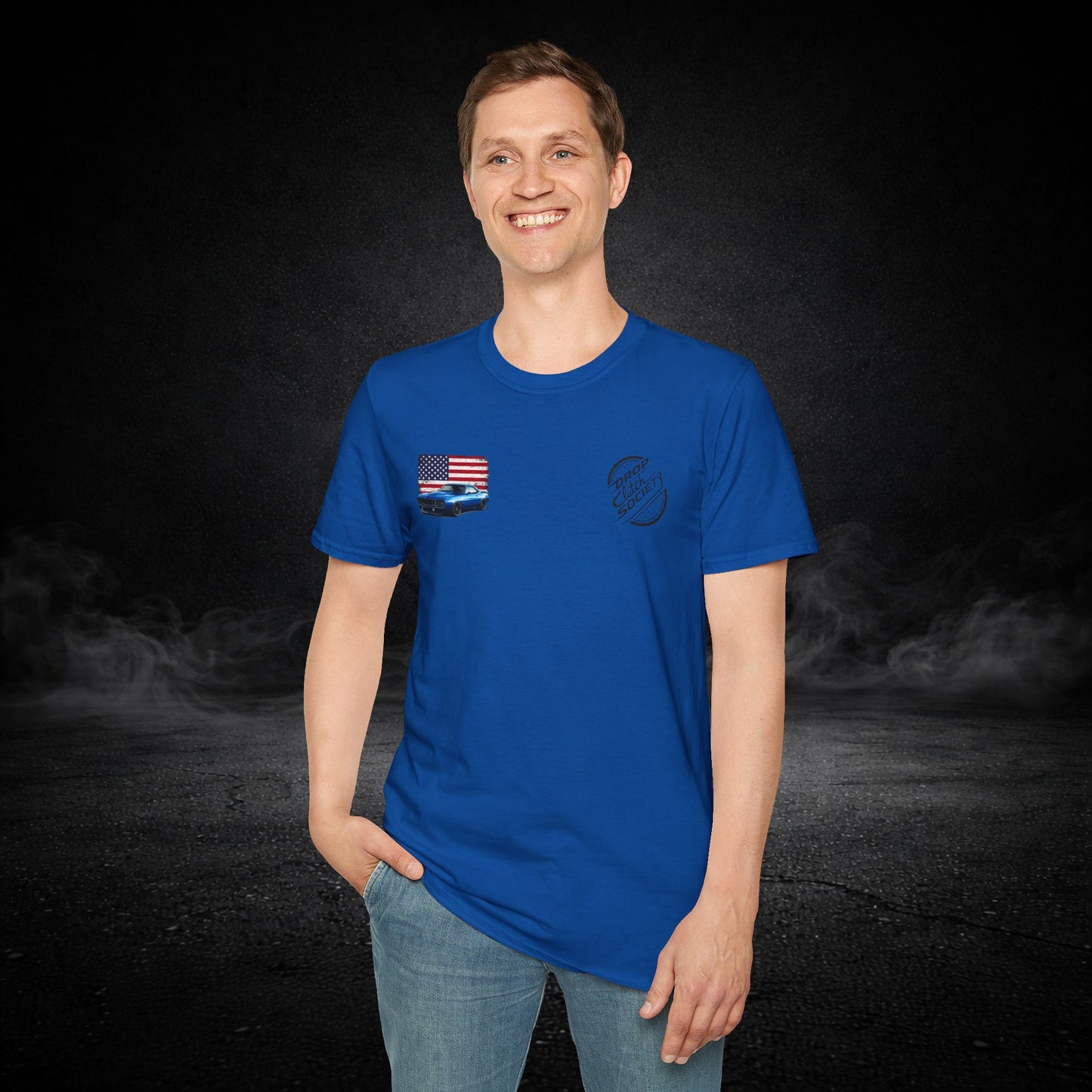 'Merica Muscle Car Graphic Tee Shirt