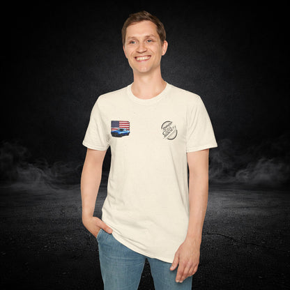 'Merica Muscle Car Graphic Tee Shirt