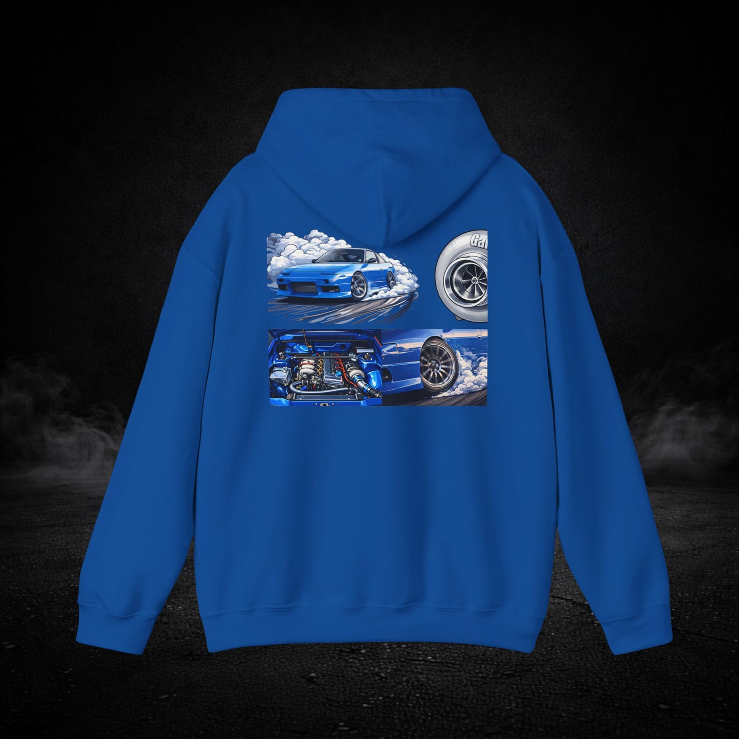 Blue Drifter - Graphic Hoodie