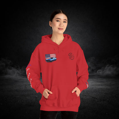 'Merica Muscle Car Graphic Hoodie