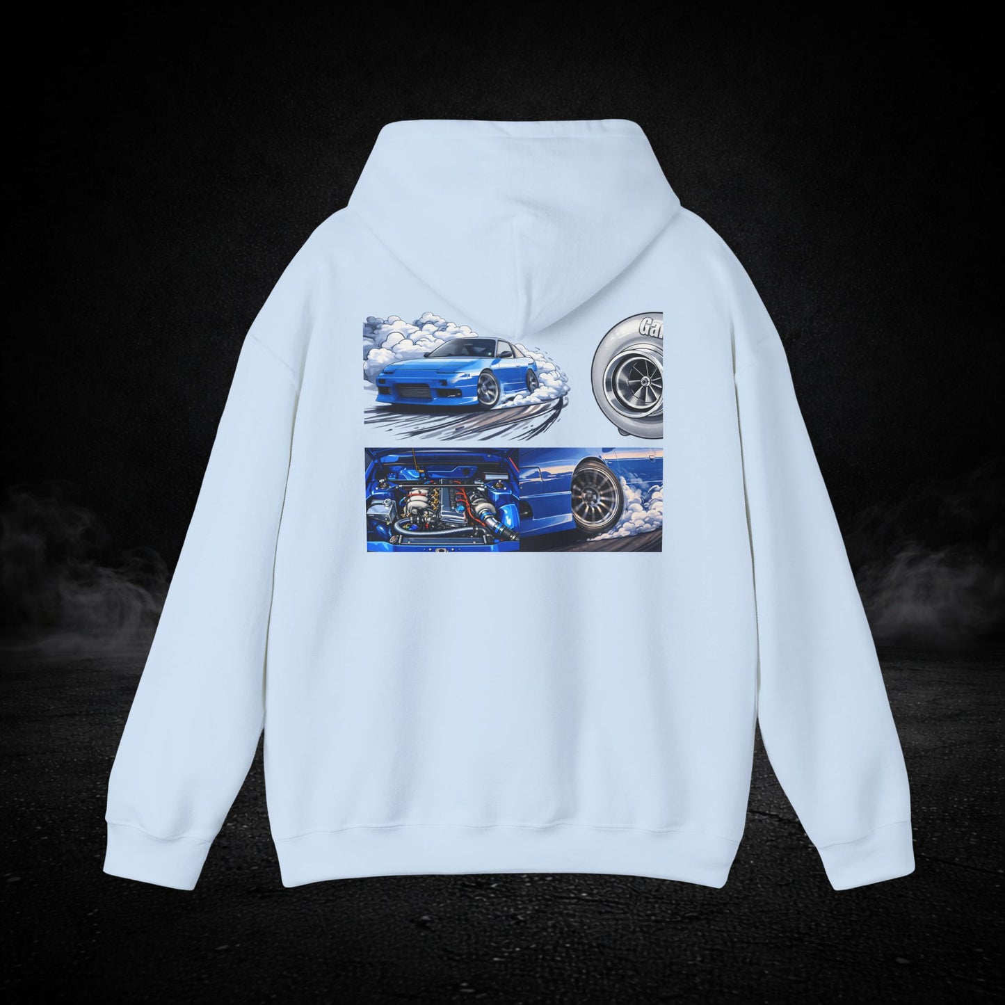 Blue Drifter - Graphic Hoodie
