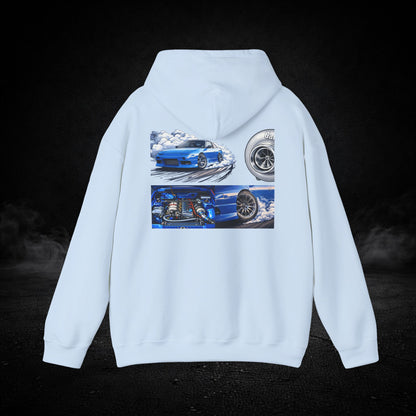 Blue Drifter - Graphic Hoodie