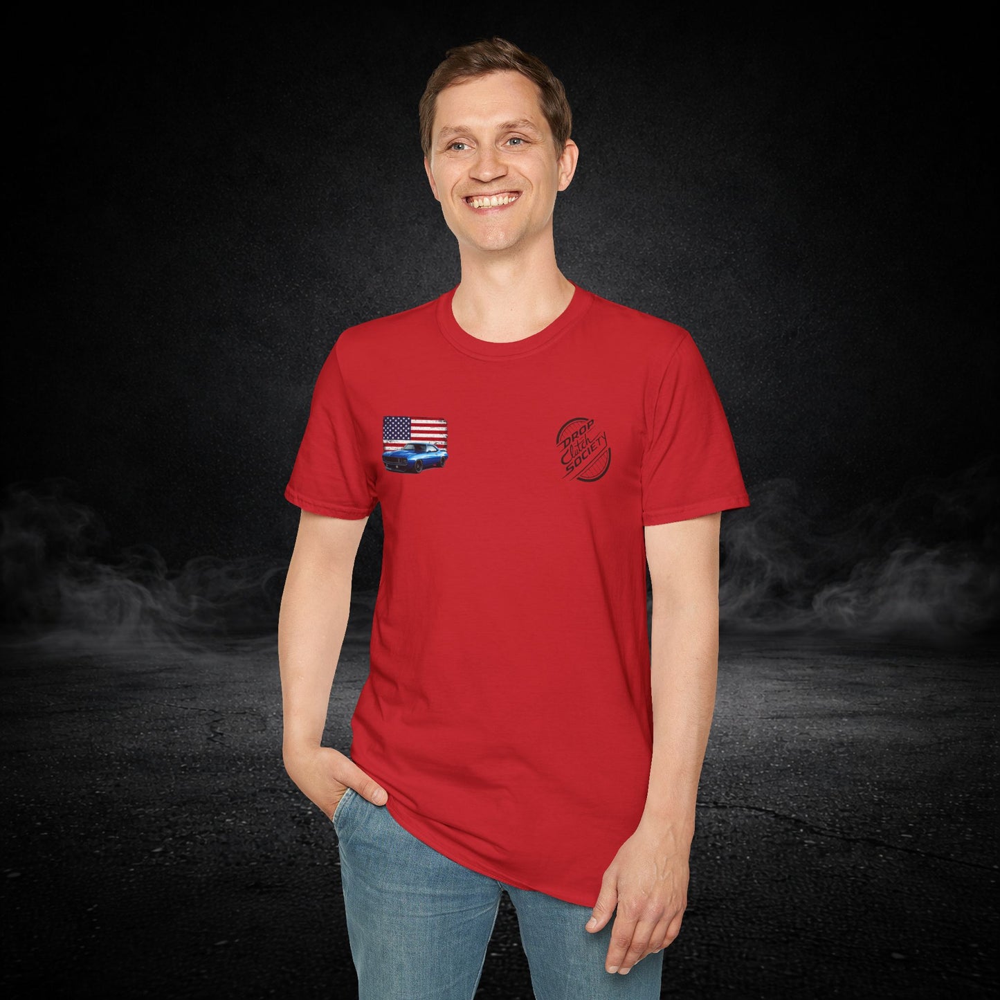 'Merica Muscle Car Graphic Tee Shirt