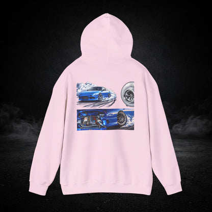 Blue Drifter - Graphic Hoodie