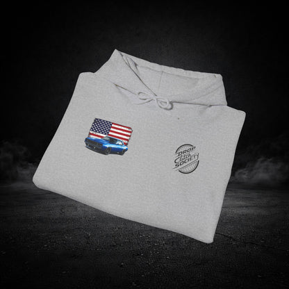 'Merica Muscle Car Graphic Hoodie