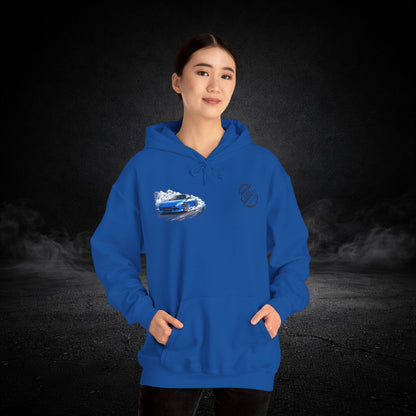 Blue Drifter - Graphic Hoodie