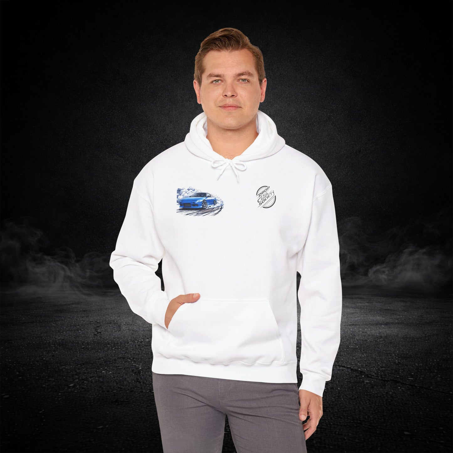 Blue Drifter - Graphic Hoodie