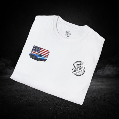 'Merica Muscle Car Graphic Tee Shirt